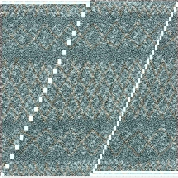 Moroccan shaggy rug rich texture and elegant design floor-heating compatible