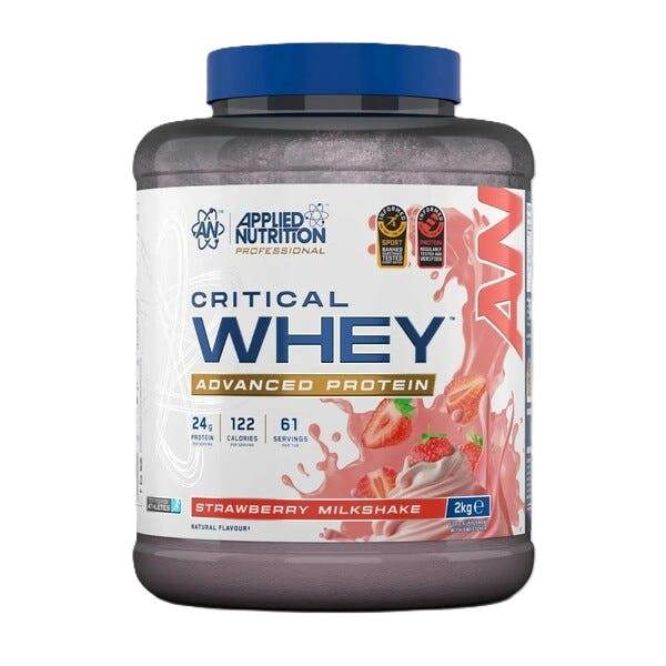 Applied Nutrition Critical Whey, Strawberry Milkshake - 2000g