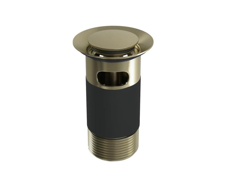 Top-Fix | Basin Waste SLOTTED | Brushed Brass