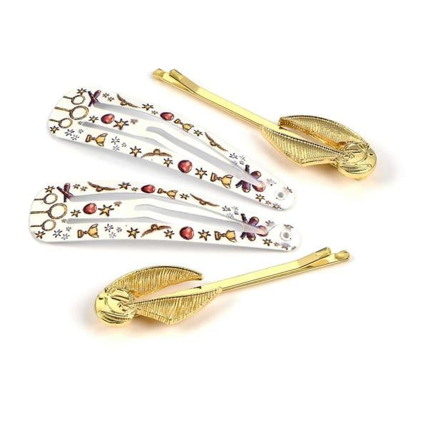  Harry Potter Golden Snitch Hair Clip Set