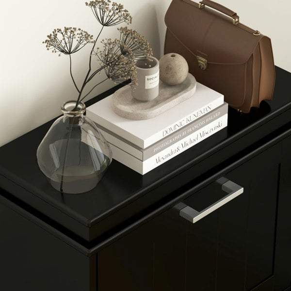 Flip-down Shoe Cabinet