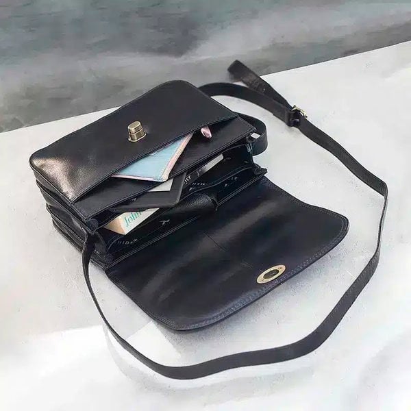 PRIMEHIDE Large Handbag Triple Compartment - Elena Tuscan