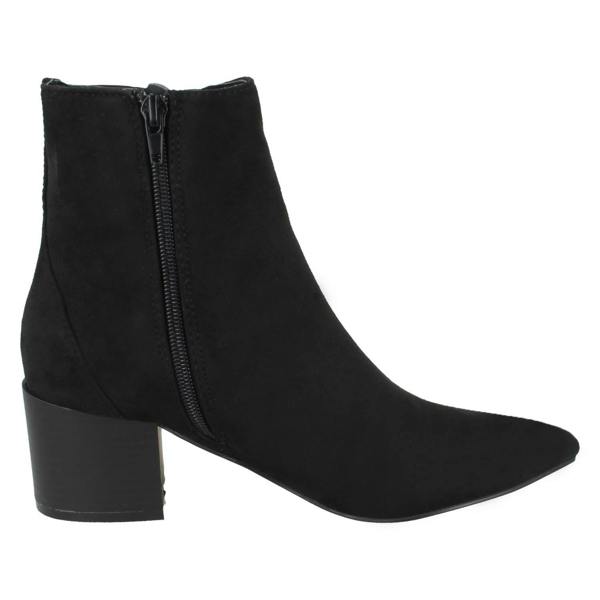 Spot On Ladies Spot On Block Heel Ankle Boot F51139