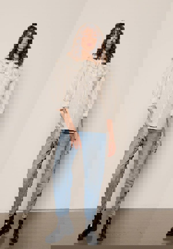Keira Blouse in Cream