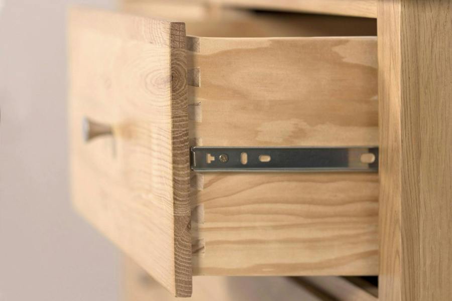 Statement Furniture Edward Hopper Chest of Drawers 2 Over 2 Drawer Modern Wooden Storage Assembled