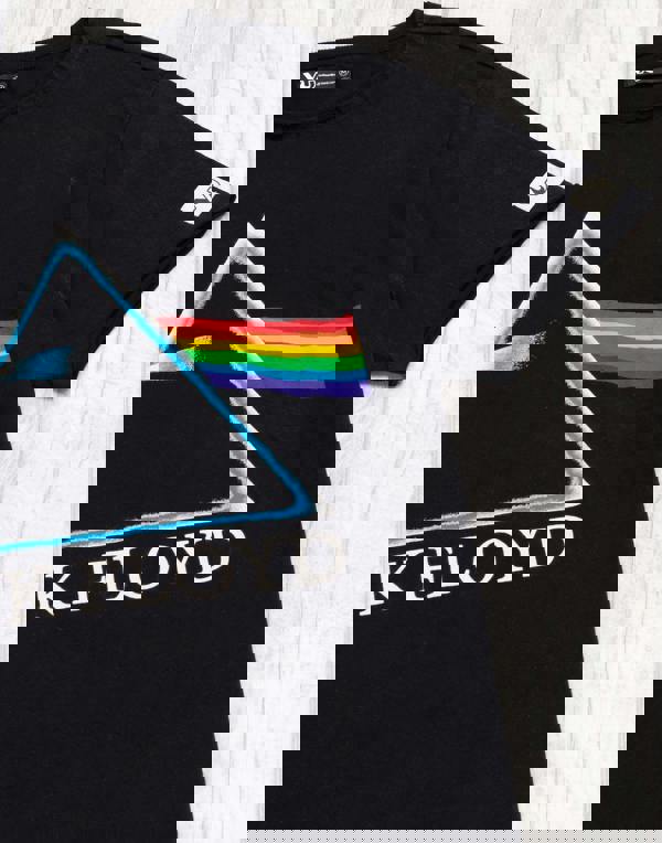 Pink Floyd Unisex Black Album Logo Short Sleeved T-Shirt