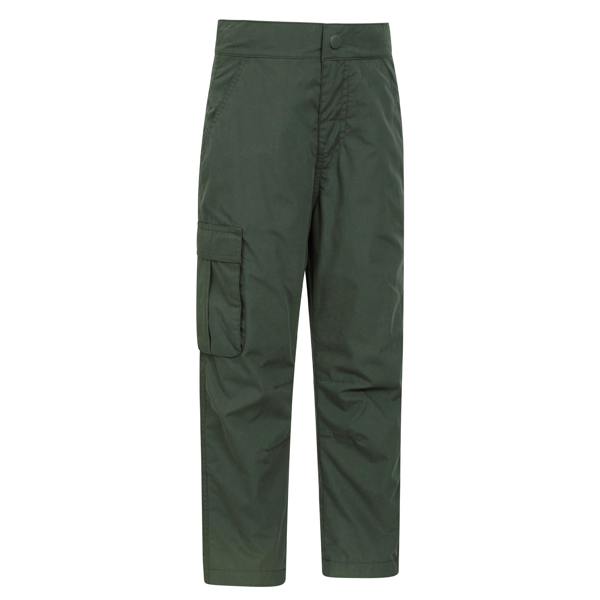 Mountain Warehouse Childrens/Kids Trek Winter Hiking Trousers - Khaki Green - 