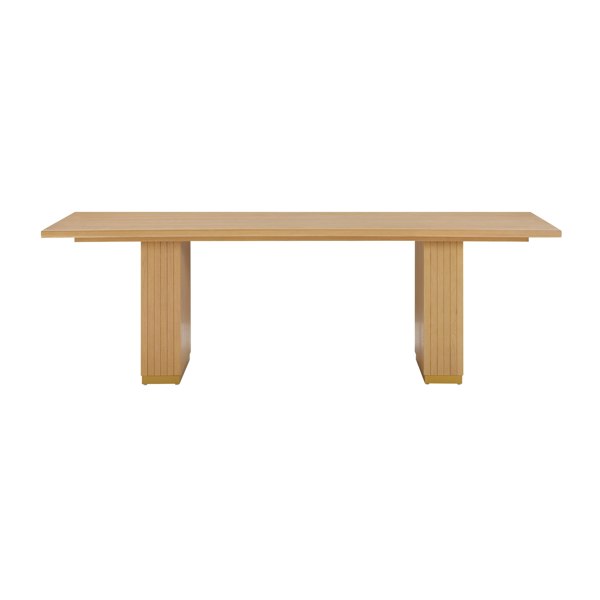 Furniture Edit Chelsea Natural Oak Wood Rectangular Dining Table