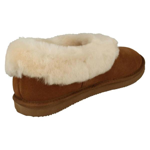 Padders Ladies Padders Fur Trim Slippers Cuddle