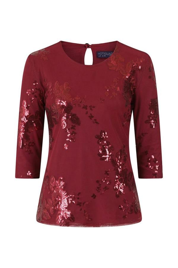 HotSquash Sequin Party Top