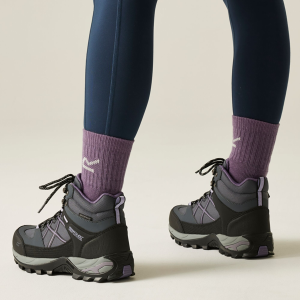 Regatta Womens Samaris III Walking Boots - Seal Grey/Purple Sage