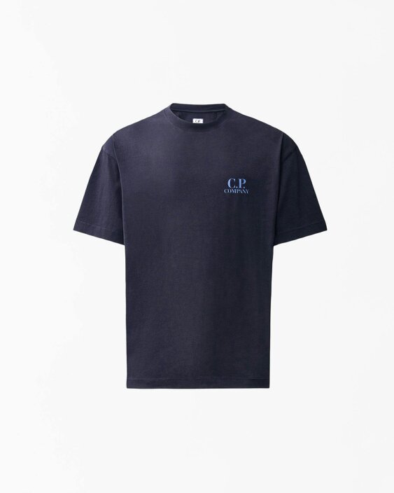 C.P. Company 30/1 Jersey Comfort Mens T-Shirt - Total Eclipse 888