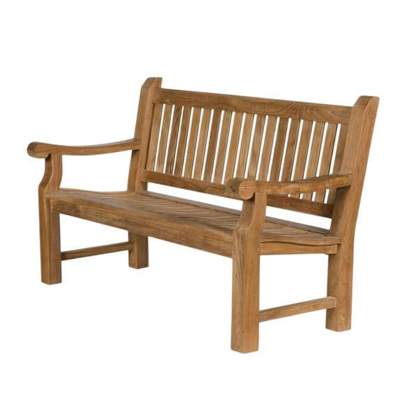 Memorials Direct Premium Chunky Teak Memorial Bench, Add Your Personal Engraving
