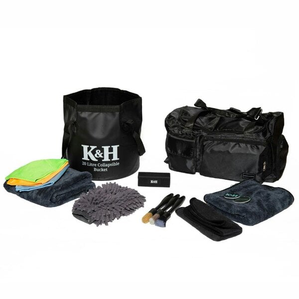 15-Piece Premium Car Cleaning Set with Oxford Cloth Travel Bag for Ultimate Auto Care and Professional Quality Tools