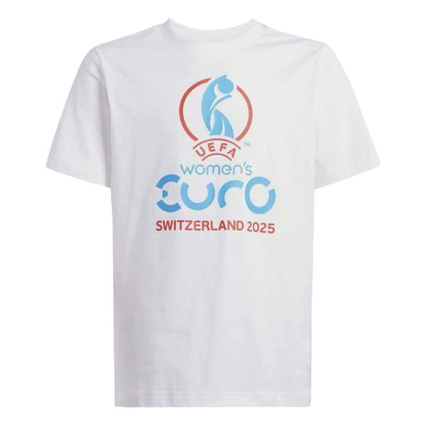 Adidas Childrens/Kids UEFA Euro 25 T-Shirt - White - 