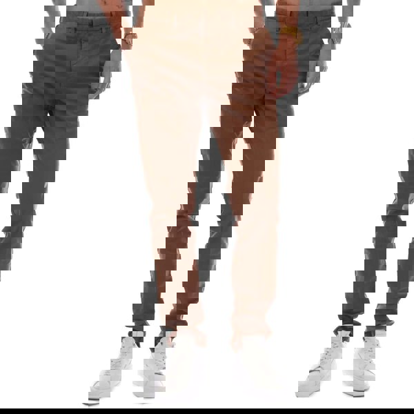 Boss Mens Logo Slim Trousers - Brown