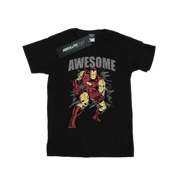 Marvel Boys Awesome Iron Man T-Shirt - Black