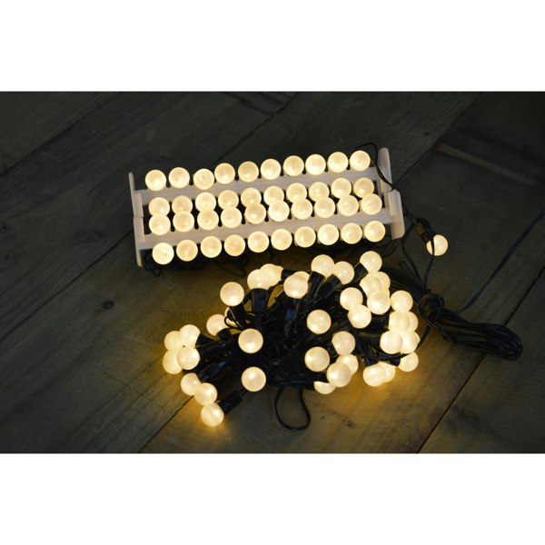 Samuel Alexander 10m 100 LED Multi Action Outdoor Pearl Christmas Lights Warm White