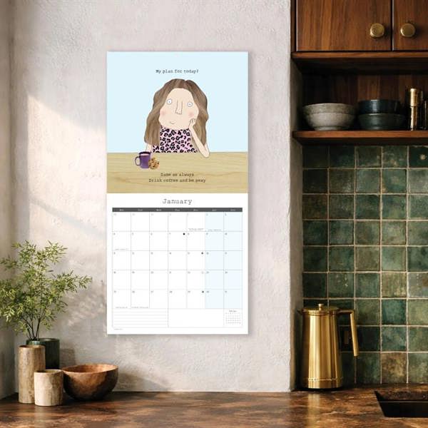 Rosie Made A Thing Calendar 2027, Wall Calendars, Month To View, Humour, Gift