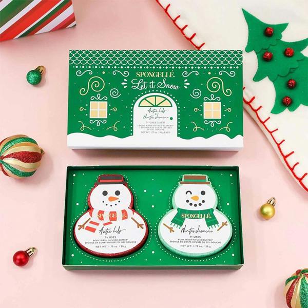 Spongellé Let it Snow Wash Buffer Duo