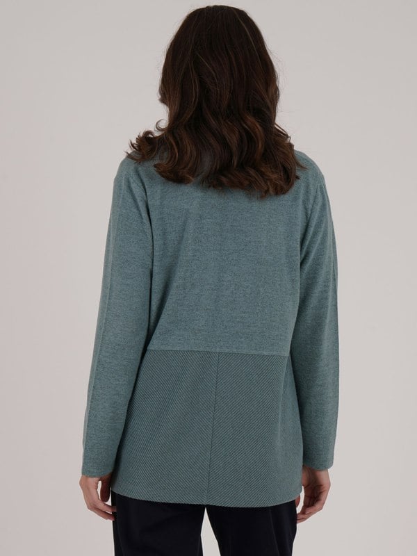 TIGI-Wear Ribbed Detail Cardigan