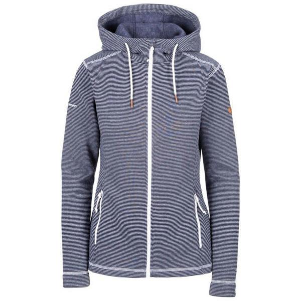 Trespass Womens/Ladies Rootless Stripe Marl AT200 Fleece Jacket - Navy
