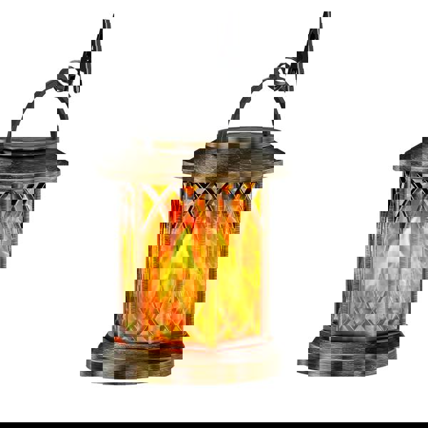 Leaper Solar-Powered Hollow Flame Light for Courtyard