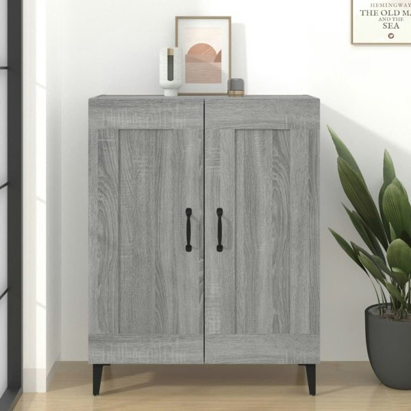 Berkfield Sideboard Grey Sonoma 69.5x34x90 cm Engineered Wood