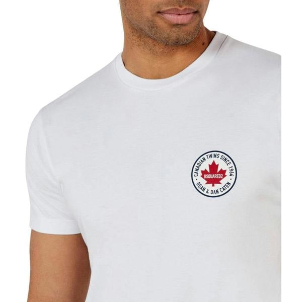 DSquared2 Unisex Adult Cotton Casual T-Shirt - White - 