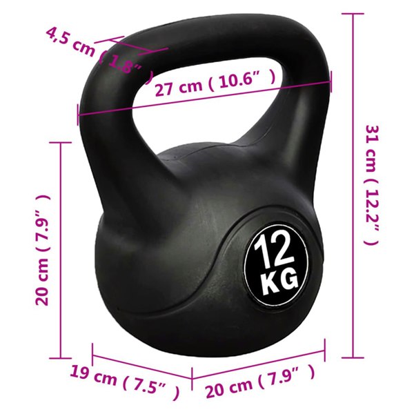 Berkfield Kettlebell 12 kg