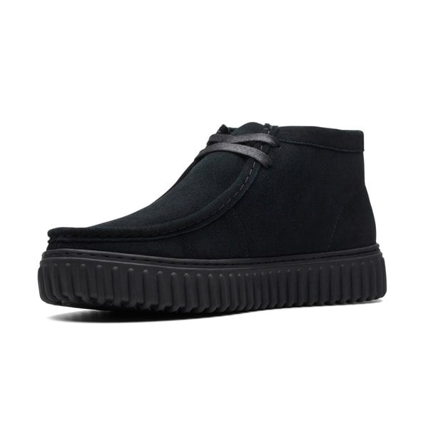 Clarks Originals Torhill Hi Suede Boots Black