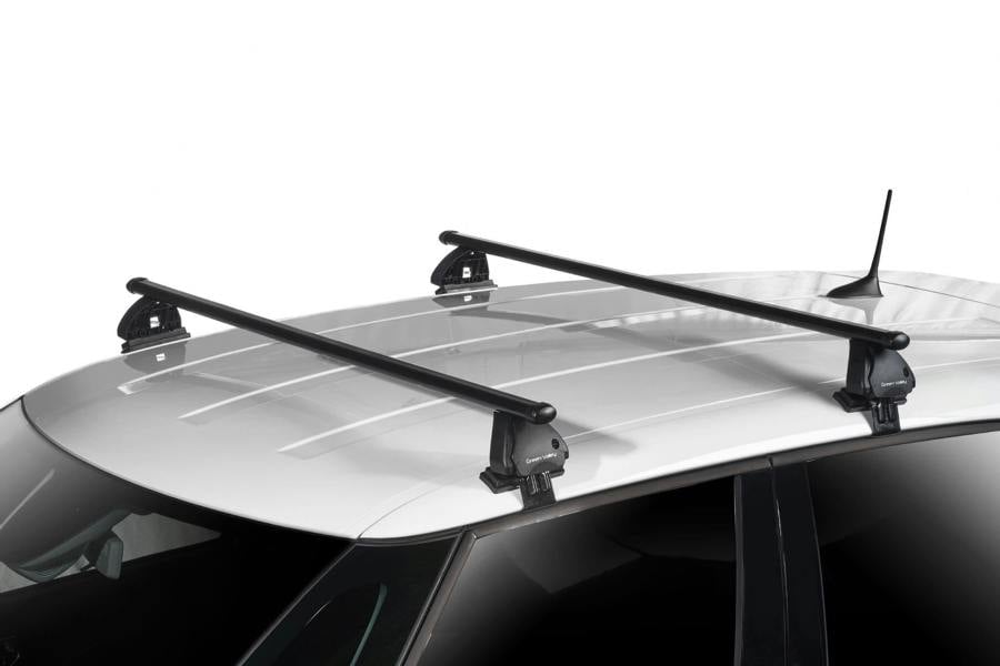 Complete Roof Rack Bars System Aluminium Aerodynamic, fits Ford Focus Estate 2018-onwards, Flush Rail Fitment