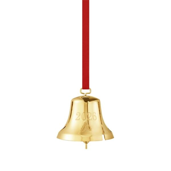 Georg Jensen Christmas Collectable 2026 Bell Ornament - Gold - 10021066