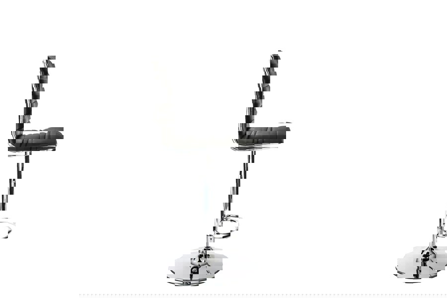 Dorel Home Colby Adjustable Barstool in PU Black