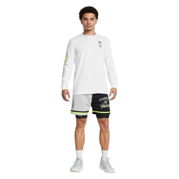 Under Armour Unisex Adult Stephen Curry Basketball Shorts - Grey/Black/Yellow - 