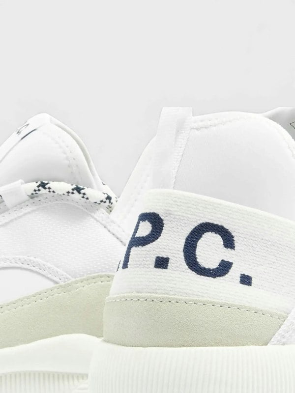APC A.P.C Run Around Sneakers White