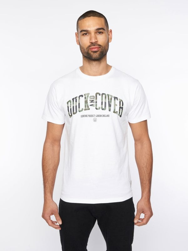 Duck and Cover Shaffer T-Shirt - White