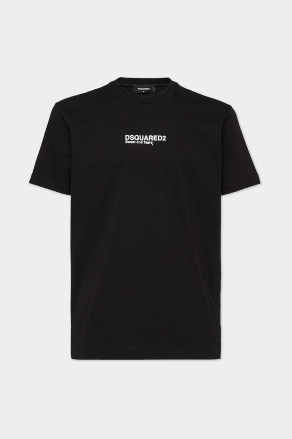 Dsquared2 Sweat and Tears Logo Cool Fit T-Shirt - Black