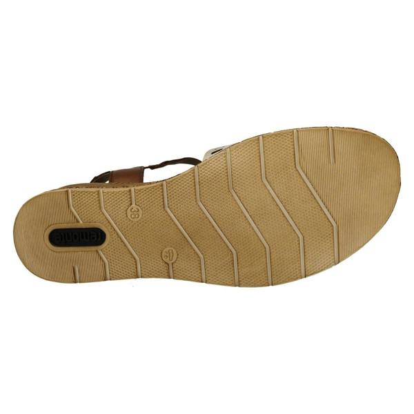 Remonte Ladies Remonte Smart Casual Sandals With A 5cm Wedge Heel D3064