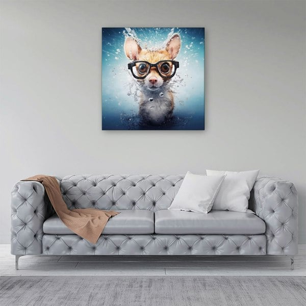 Warren Reed Splashart Doormouse Canvas