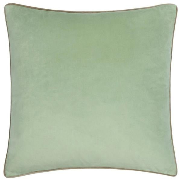 Furn Meridian Velvet Cushion Cover - Eucalyptus/Natural