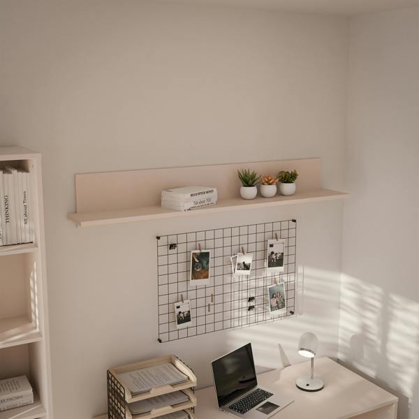 Furniture To Go Alice Springs Floating Bedside Shelf in Sand