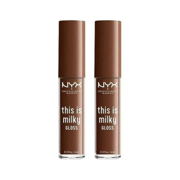 NYX Cosmetics 2 x NYX This Is Milky Lip Gloss 4ml - Milk The Coco