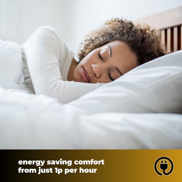 Sweet Dreams Superking Size Electric Heated Blanket Mattress Soft Fleece 9 Heat And 9 Timer Settings Dual Controller Washable