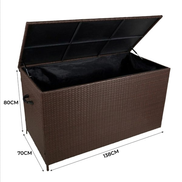 Jardi Rattan Cushion Storage Box - Brown