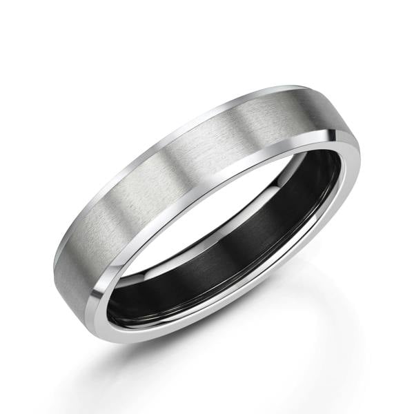 Sarah Layton Brushed Platinum Wedding Ring, 5mm