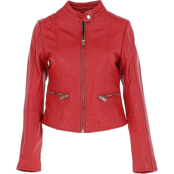 Ashwood 'Serefina' Real Leather Biker Jacket
