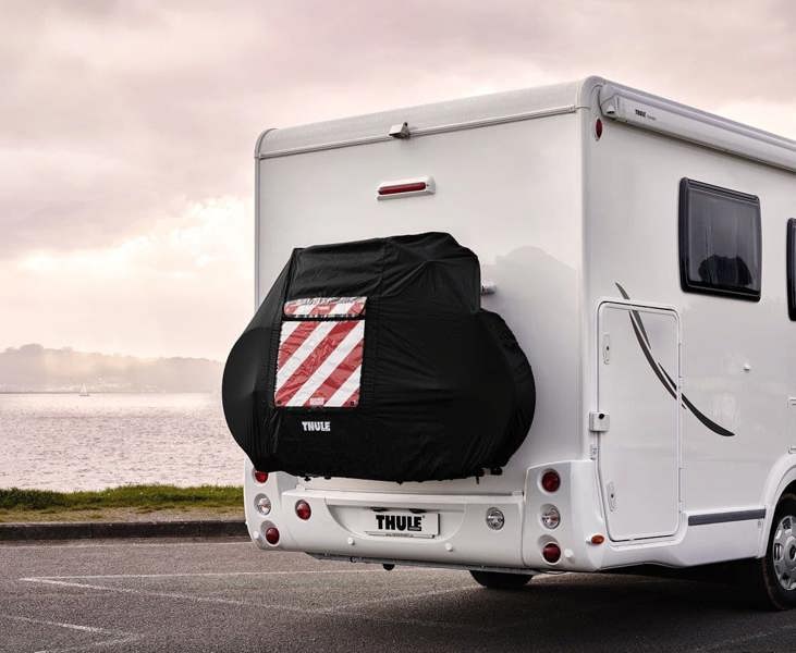 Thule Bike Cover for 3-4 Bikes, All-Weather Protective Cover for Motorhome Mounted Bike Racks
