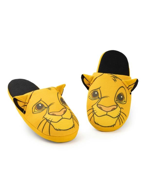 Disney Unisex Kids Yellow Lion King Mule Slippers