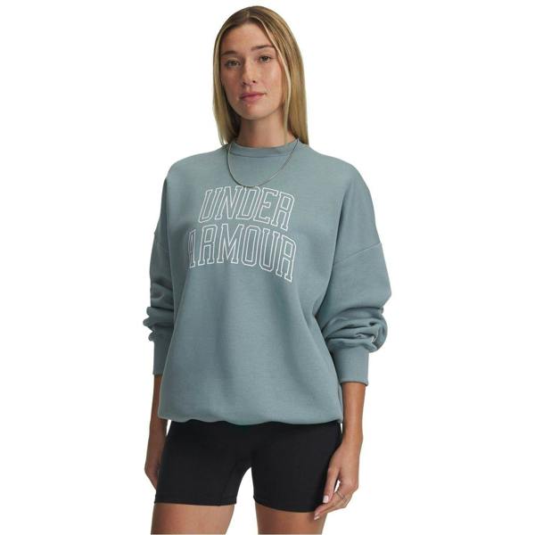 Under Armour Womens/Ladies Varsity Sweatshirt - Green - 